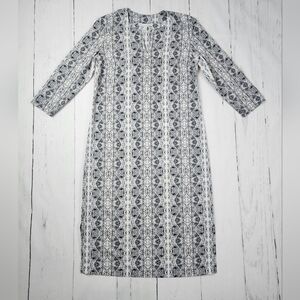 COOLIBAR FIJI Long Tunic, 3/4 Sleeve,  Modest Midi Dress UPF 50+  Size X Small